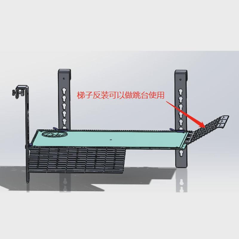 壁挂式批发亚克力as塑料厂家直销乌龟晒台宠物爬台深水鱼缸晒背台