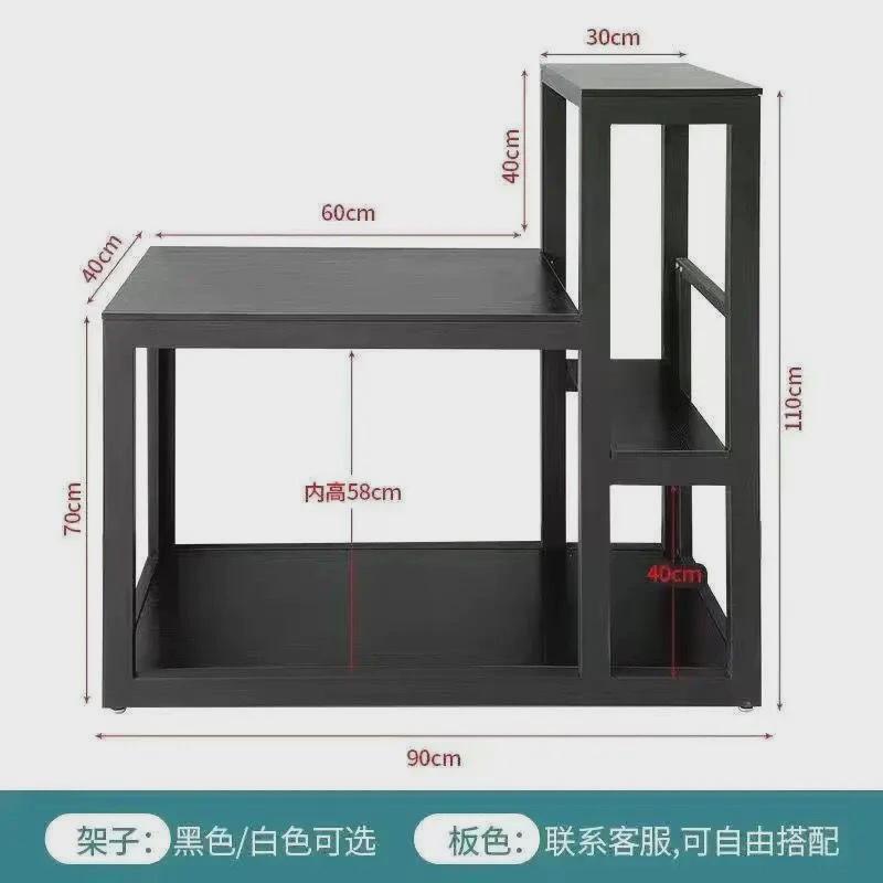 加厚承重两层鱼缸架子组合鱼缸底座双层鱼缸架生锈不烤漆鱼缸架子