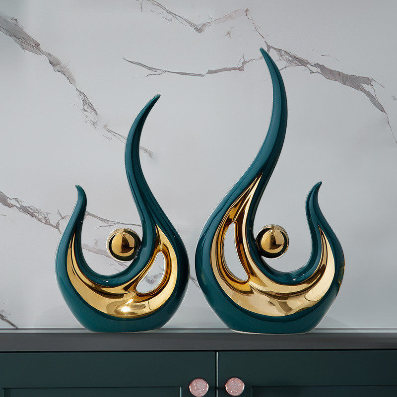 跨境爆款轻奢摆件客厅电视柜书柜家居装饰摆件创意工艺品礼品批发,特色手工艺,青花瓷,淘宝优惠券,粉丝福利购,淘宝优惠卷