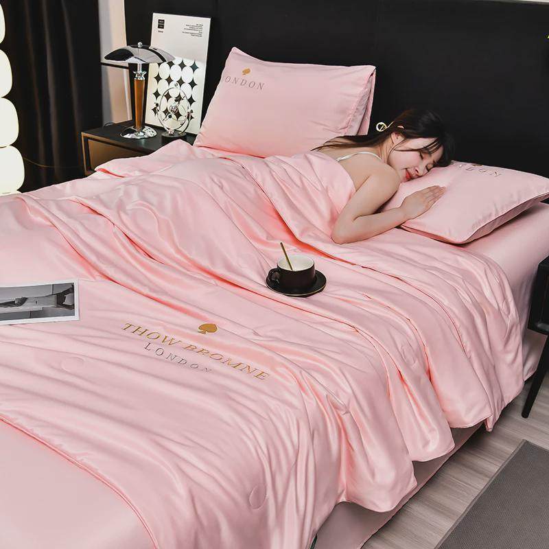 ki9s空四件套夏季轻薄被子水洗天丝夏被单人双人夏天可机洗夏凉被,床上用品,化纤被,淘宝优惠券,粉丝福利购,淘宝优惠卷