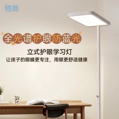 fpT全光谱大路灯护眼落地灯学习专用儿童阅读立式台灯钢琴灯练琴