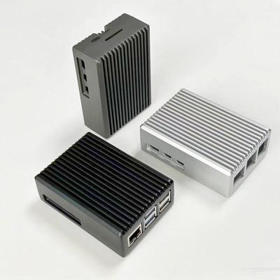 树莓派5代铝合金散热壳Raspberrypi5主板保护被动散热外壳