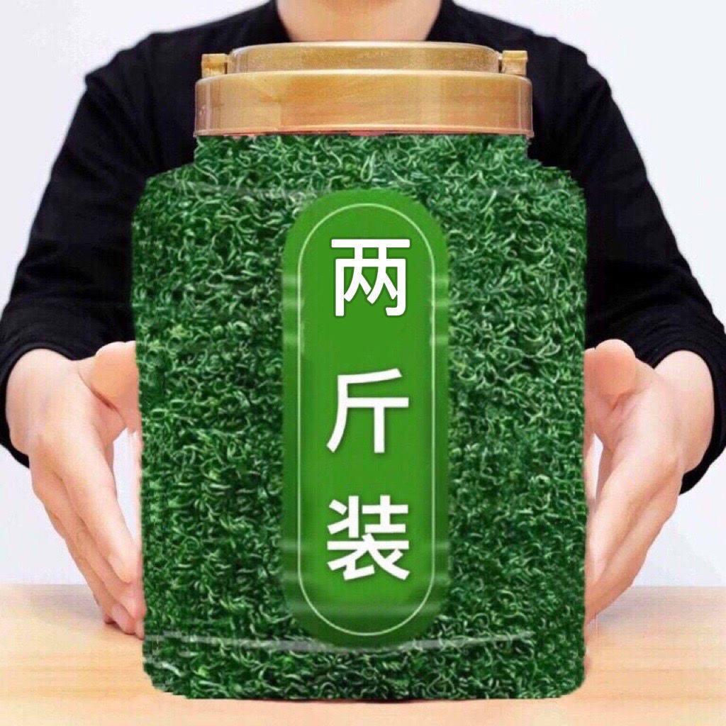 新货大罐装新茶绿茶茶叶高山一级云雾绿茶礼盒碧螺春养生春茶直供