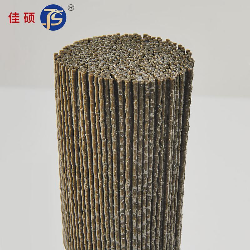 尼龙工厂氧化铝研磨丝塑料磨料刷丝棕刚玉耐磨抛光去毛刺源头刷