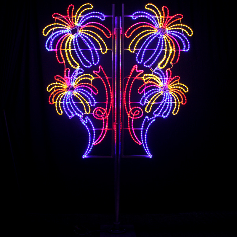 厂家直销led路灯杆图案造型灯街道节日亮化装饰艺术景观景观灯