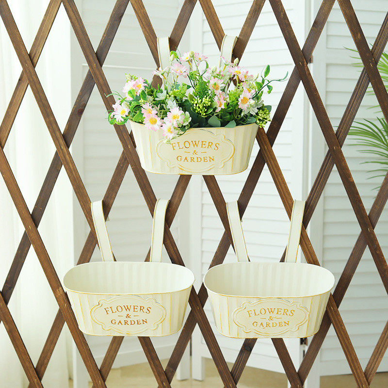 新款可拆卸挂钩壁挂花盆阳台绿植多肉铁花盆家居壁挂装饰铁皮花盆,鲜花速递/花卉仿真/绿植园艺,花盆,淘宝优惠券,粉丝福利购,淘宝优惠卷