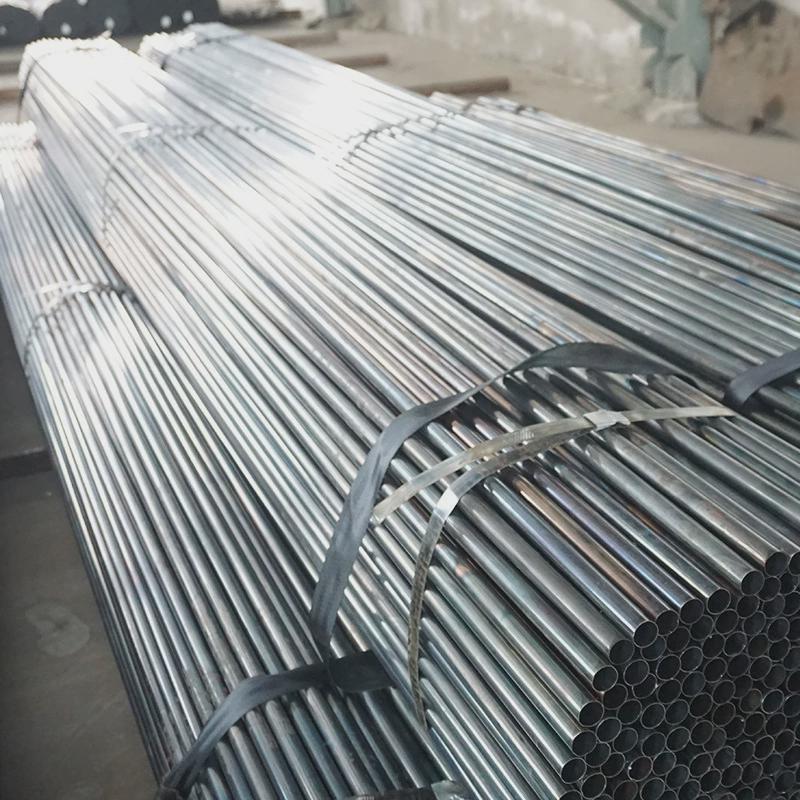 铁管19圆家具管餐椅管保缩头保折弯冷硬黑退焊管钢管厂家