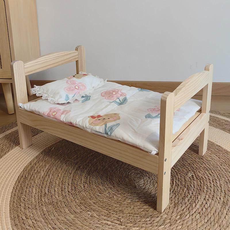 实木床狗窝猫窝离地四季通用狗床宠物床用品猫窝小型犬小泰迪博美,宠物/宠物食品及用品,猫笼子/猫别墅,淘宝优惠券,粉丝福利购,淘宝优惠卷