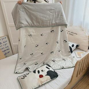 专版ins卡通水机赛尔60天丝夏被儿童夏凉被冰丝滑空调被可莱洗
