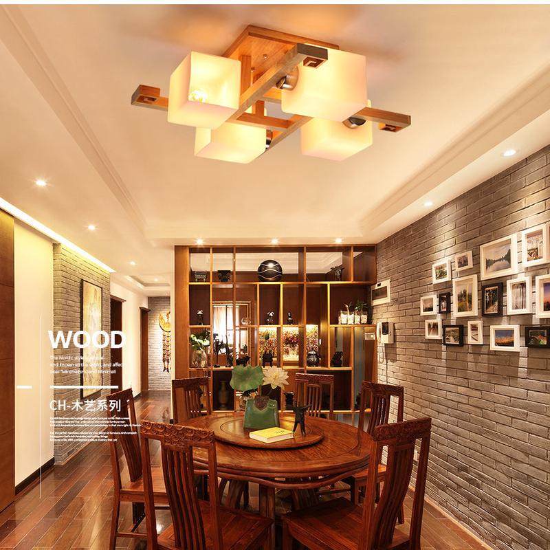 北欧个性简约客厅吸顶灯创意温馨卧室实木灯具日式餐厅实木灯9831,家装灯饰光源,客厅吸顶灯,淘宝优惠券,粉丝福利购,淘宝优惠卷