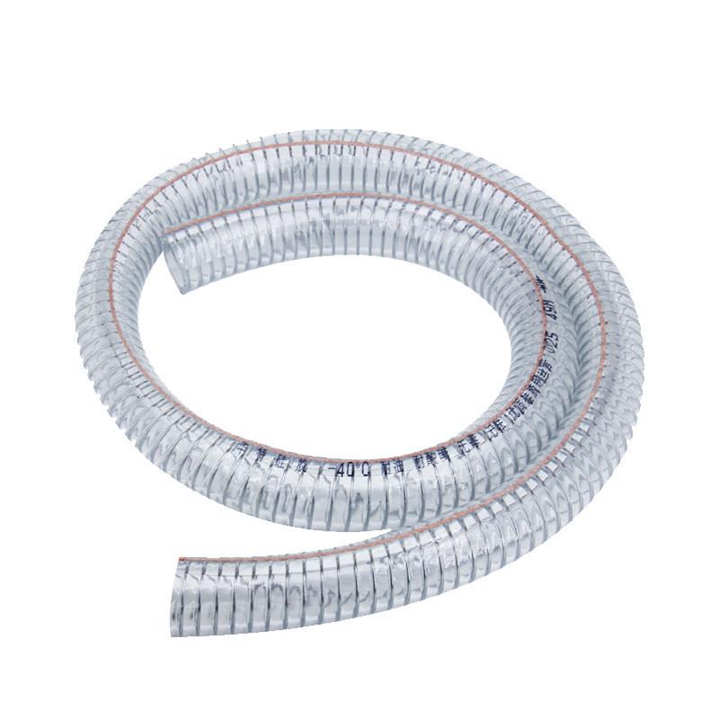 钢丝增强抽水复合胶管水泵负压纤维管铜丝防静电钢丝复合管输油管