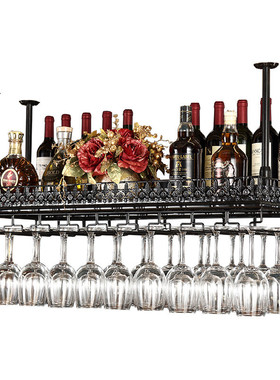酒吧酒杯架悬挂倒挂杯架酒ktv杯架创意酒架吊杯架葡萄酒红酒杯架