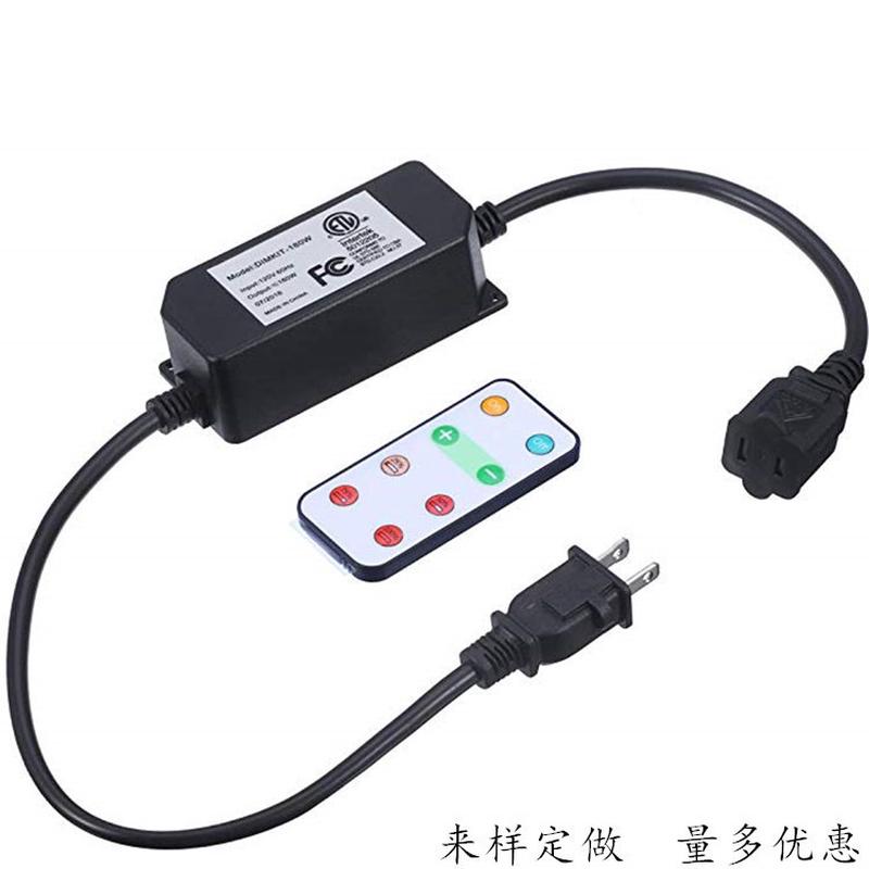 新款120v或230v高压23调光开关rf无线灯带调光器超大功率灯泡键
