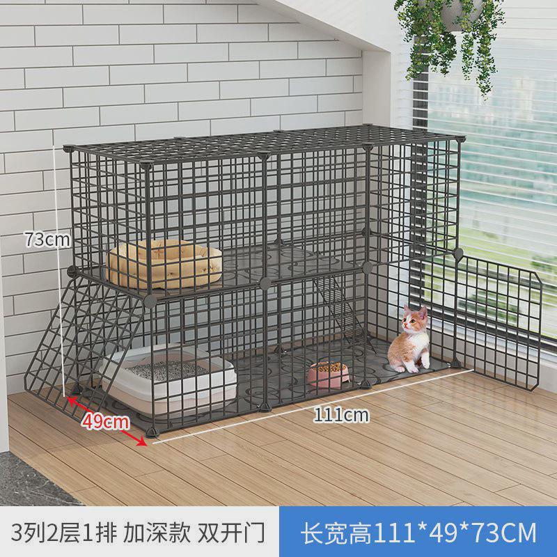 猫笼猫咪别墅笼子猫超大自由空间带厕所猫柜家用舍中小型猫窝