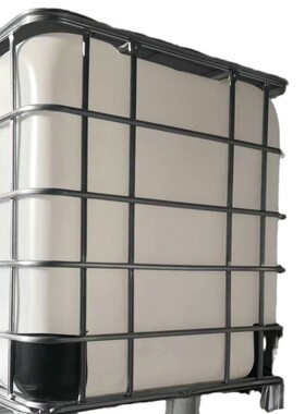 500l立式白色输工业集运桶装化工桶加厚方形塑料桶蓄水桶ibc吨桶