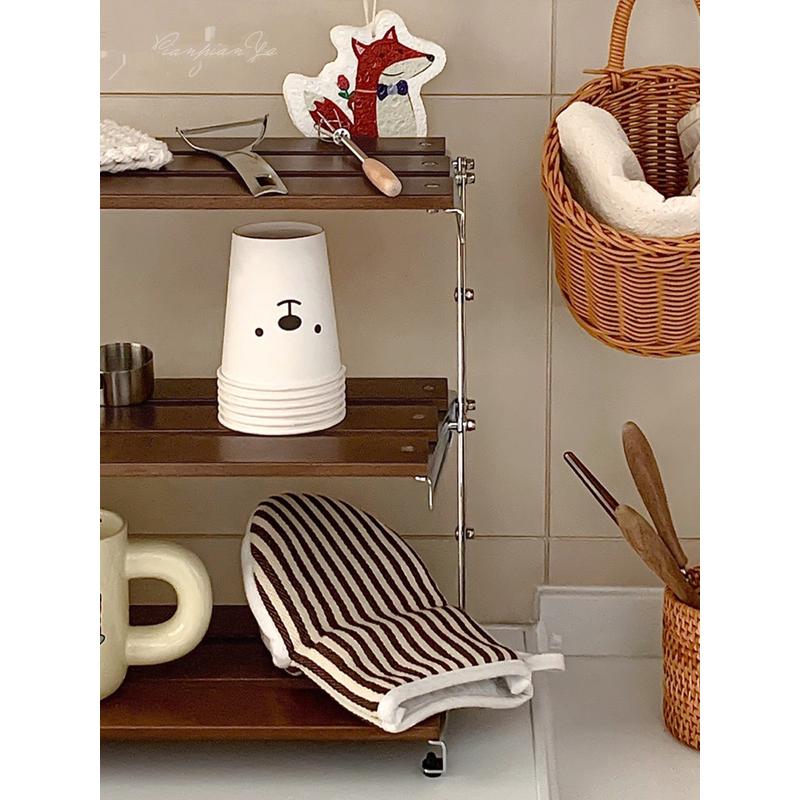 e0pb露营家用桌面置物架免安装便携多层收纳架可折叠户外批发野餐