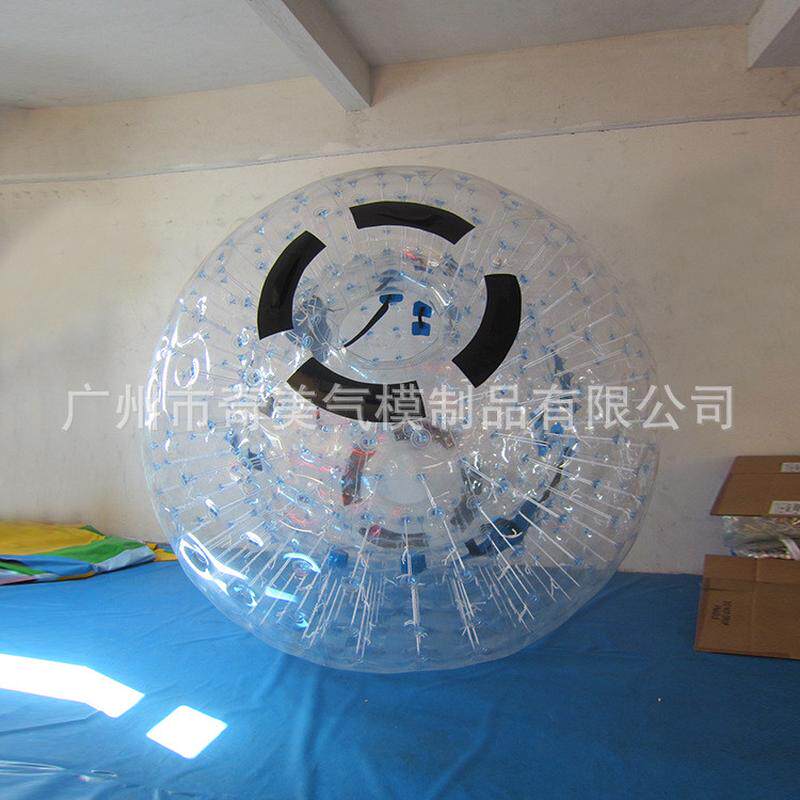 充气草地水上雪地悠波球步行球户外太空滚筒翻滚球趣味运动会道具