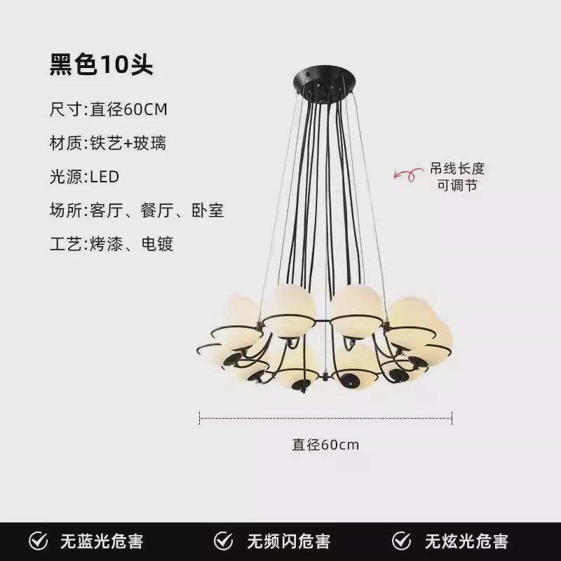 简约现代客厅大堂灯卧室北欧别墅大酒店灯艺术环形玻璃球loft吊灯