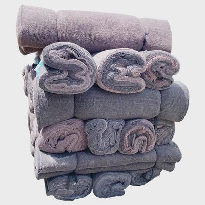 公路防寒防冻保护毯工程毛毡家具养护大棚保温黑心棉加厚包装物流