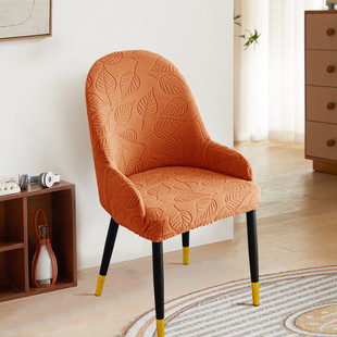 弧形椅子套罩带扶手风简约四季通用座椅保护套罩防猫抓餐椅凳新款