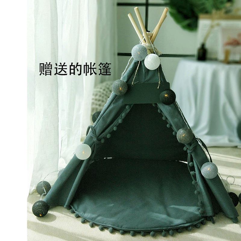 猫窝狗帐篷窝封闭式可狗屋北欧ins风夏季拆棉耐抓别墅小型犬