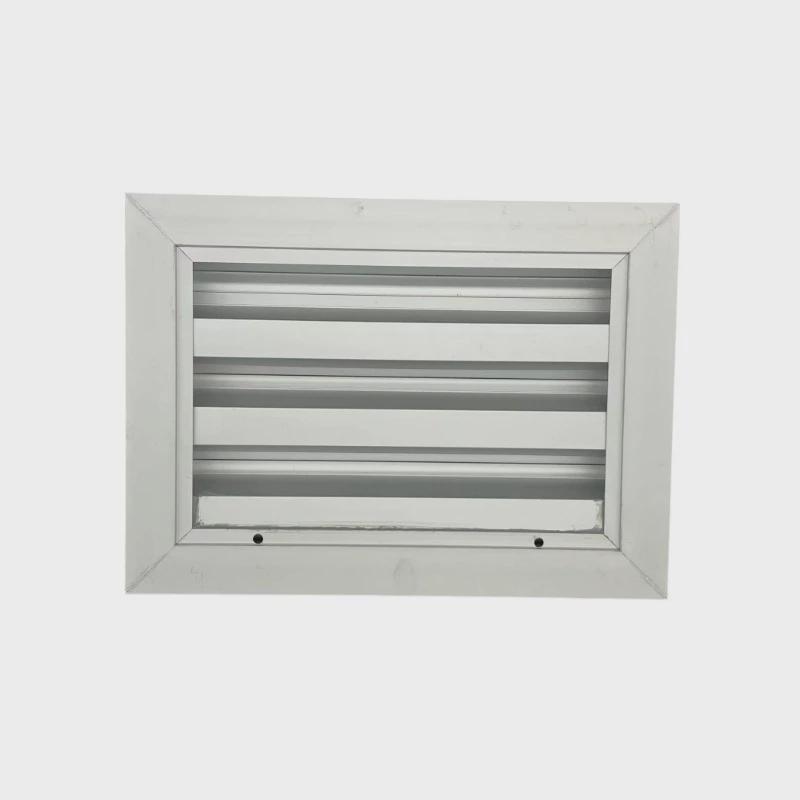 外墙防水百叶铝合金高密度防雨百叶窗净化车间风口防雨风口通风口