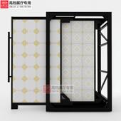 泊雅工贸多功能样品立式 推拉展示架子铝扣板展示架木门样品展架