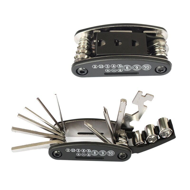 自行车修理工具包补胎工具组合/修车工具包十五合一十六合一维修