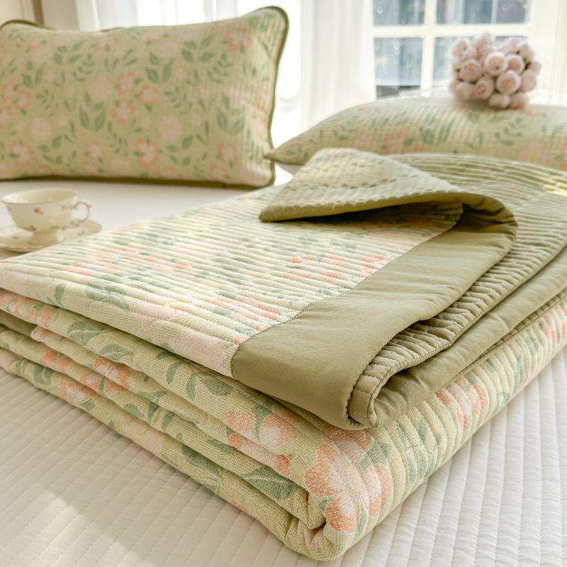 风单件床盖三件套加厚夹棉床单新款榻榻米铺盖毯炕单四季通用四季