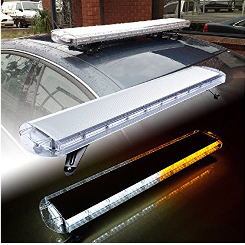 88LED长排警示灯120cm88led长排车顶爆闪警示灯频闪灯