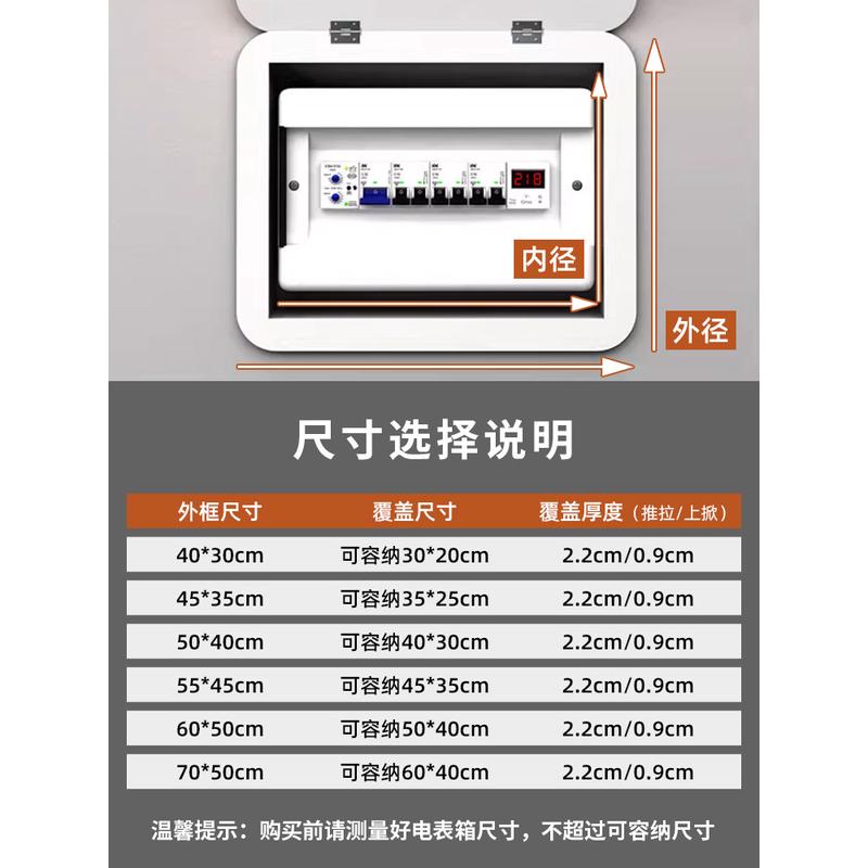 53n现代简约电表箱装饰画弱电箱盖板电闸多媒体遮挡信号箱网线盒