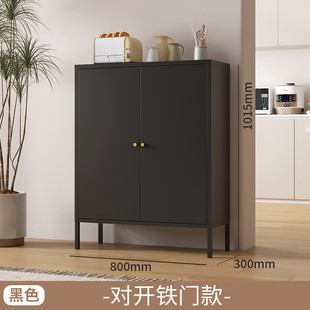 置物架餐边柜储物柜厨房橱柜家用客厅阳台杂物收纳柜斗柜超薄铁艺