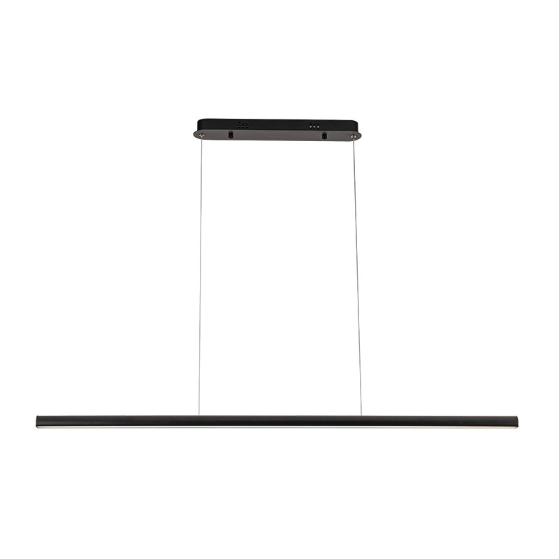 餐厅吊灯现代简约自由高级感一字长条极简升降悬停餐桌岛台吊灯