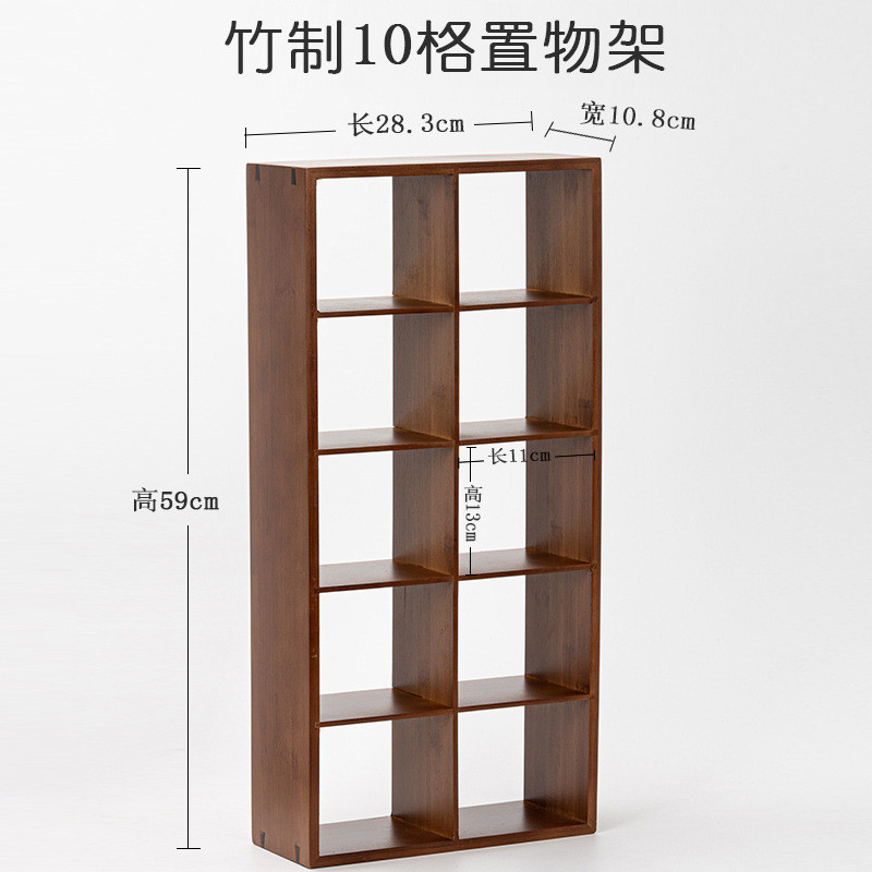 7wlo竹制博古架小号茶壶架古董架置物架茶具茶杯架桌面摆件中式多