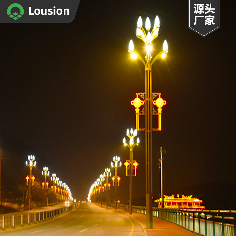 道路照明灯玉兰中华灯路灯杆景观智慧路灯led显示屏工程品质