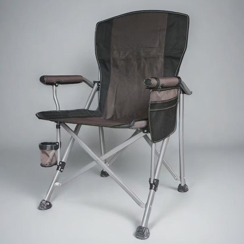 户外承重大号椅子便携式靠背扶手导演椅折叠高野营车载沙滩钓鱼椅