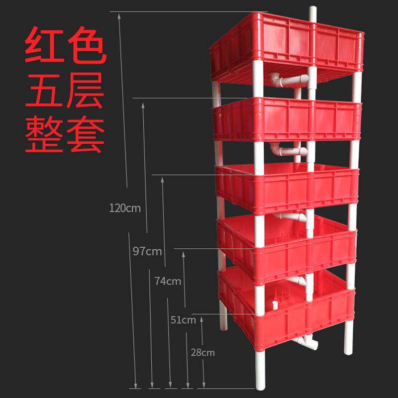 立体龟苗龟龟池小乌龟缸带晒台食台塑胶龟缸养箱养殖龟盆饲养盒