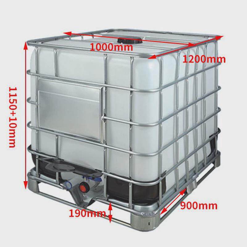 塑料集装方桶铁架水箱加厚化工1吨叉车桶特大号桶1000l吨桶厂