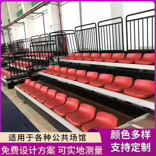 体育场座椅电动伸缩看台座椅室内折叠活动座椅篮球馆看台观众