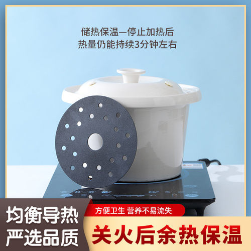 导热片内置式玻璃锅陶瓷砂锅电磁炉专用304食品级不锈钢吸导磁片
