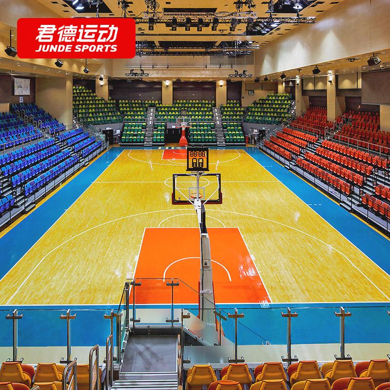 少儿篮球馆地胶篮球场地胶室内垫弹性儿童定制款pvc塑胶运动地板