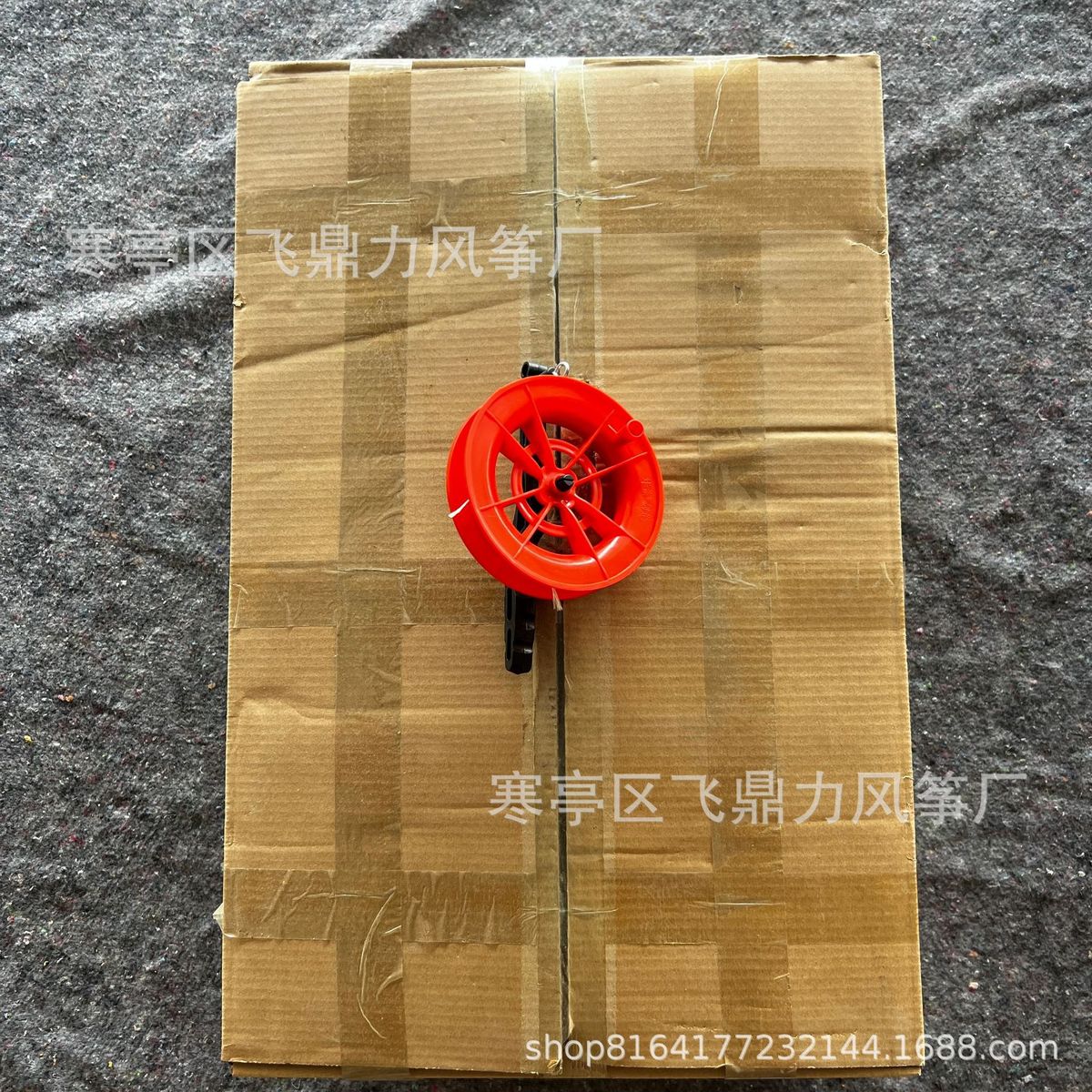 新款风筝塑料红轮带线线轴手握轮线板放飞器材放飞风筝配件