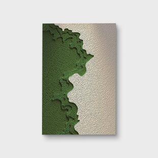 3d轻奢玄关立体砂木雕岩画手绘现代简约客厅装饰画背景墙走廊挂画