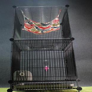 任意组合貂松鼠厂家直供 宠物别墅大自由空间笼单层双层三层窝拼装