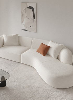 侘设计师弧形沙发异形创意现代简约寂风客厅小户型沙发sf708-l