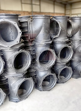 dn250铸铁管件下水排水用铸铁三通弯头b型法兰压盘铸铁管道管件