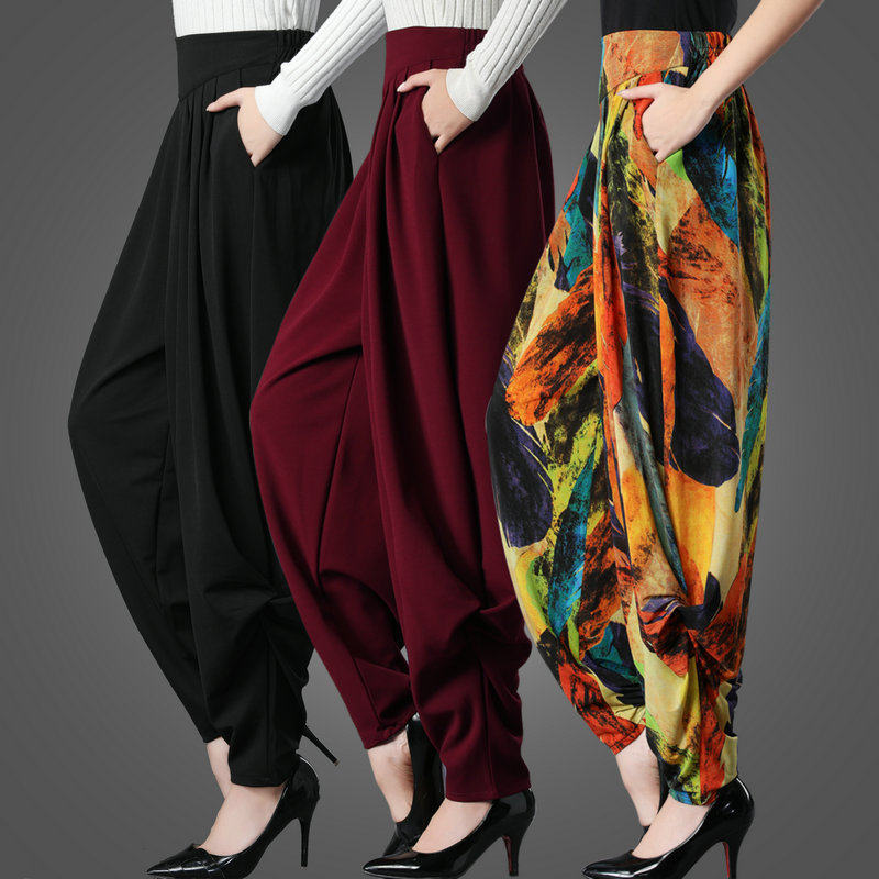 2025长夏宽松显瘦休闲萝卜裤女阔腿裤大码百搭裤春秋,女装/女士精品,休闲裤,淘宝优惠券,粉丝福利购,淘宝优惠卷