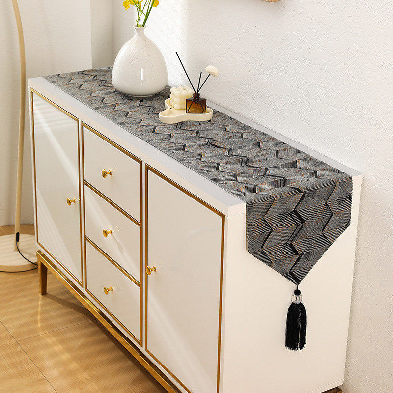 桌旗轻奢时尚电视柜旗样品柜玄关简约茶几盖巾餐边柜盖布布条,居家布艺,桌旗,淘宝优惠券,粉丝福利购,淘宝优惠卷