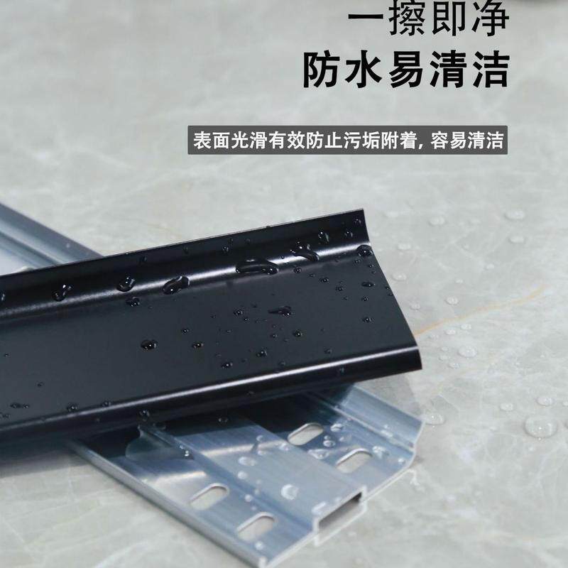 铝合金踢脚线1:3超薄极简6cm8cm客厅贴脚线4公分极窄金属地脚线