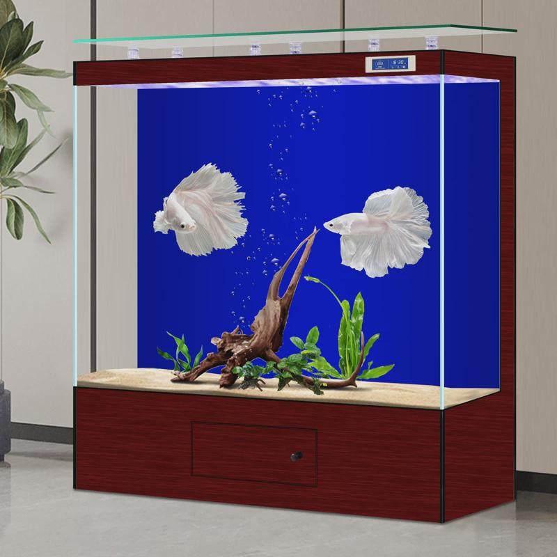 源头厂家创海水族箱超白玻璃客厅2023新款家用中大型靠墙落地鱼缸,宠物/宠物食品及用品,桌面缸,淘宝优惠券,粉丝福利购,淘宝优惠卷